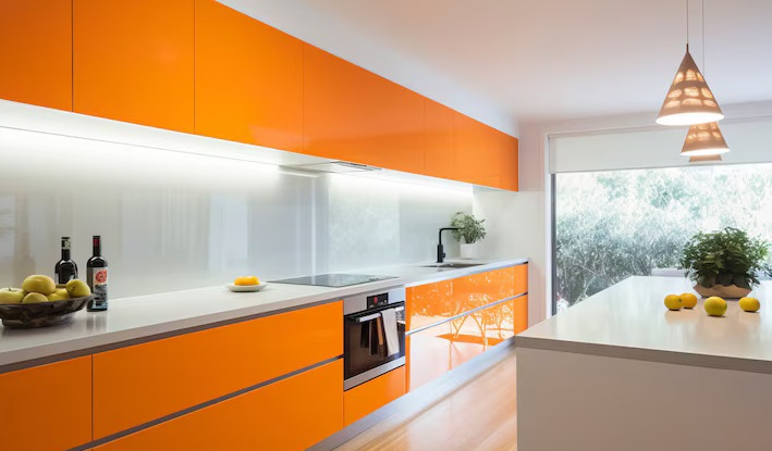 Straight Line Modular Kitchen Design