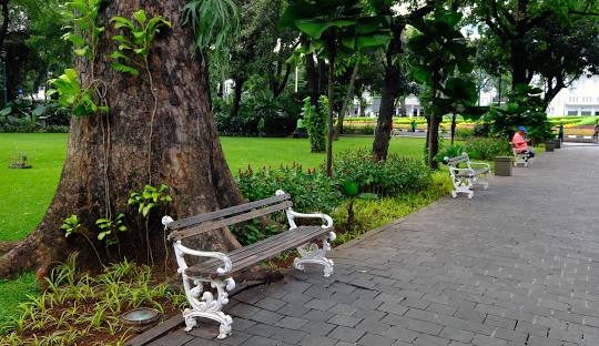 tempat baca buku di jakarta ruang terbuka