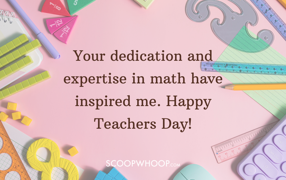 happy teachers day quotes for maths teacher