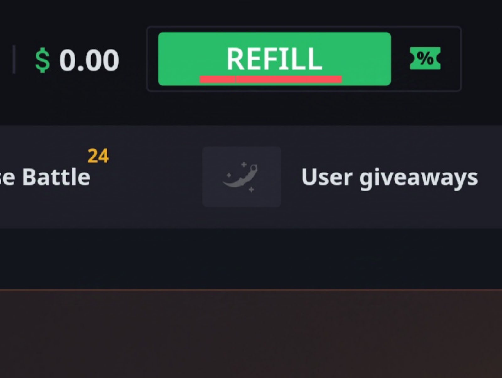 Depositing funds on Hellcase to buy cases