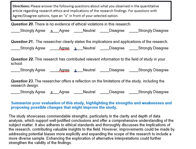 BMGT-8028 Week 8 Assignment: Evaluating Quantitative and Qualitative Research Articles