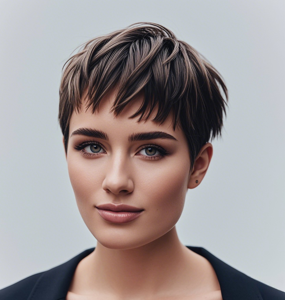Effortlessly Chic: The Textured Long Pixie Cut