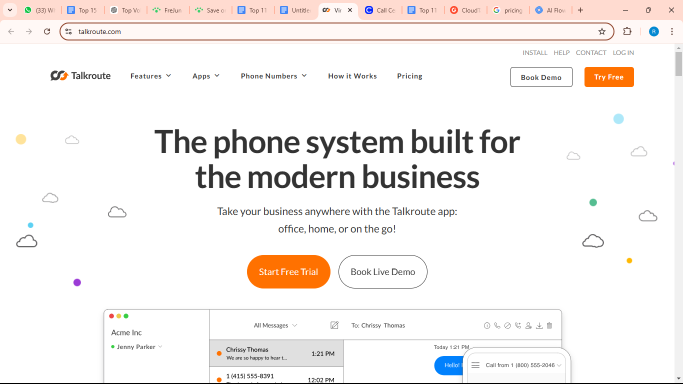 Talkroute – Simple and Affordable VoIP