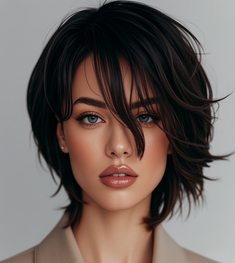 Bold and Effortless: The Layered Long Pixie Cut