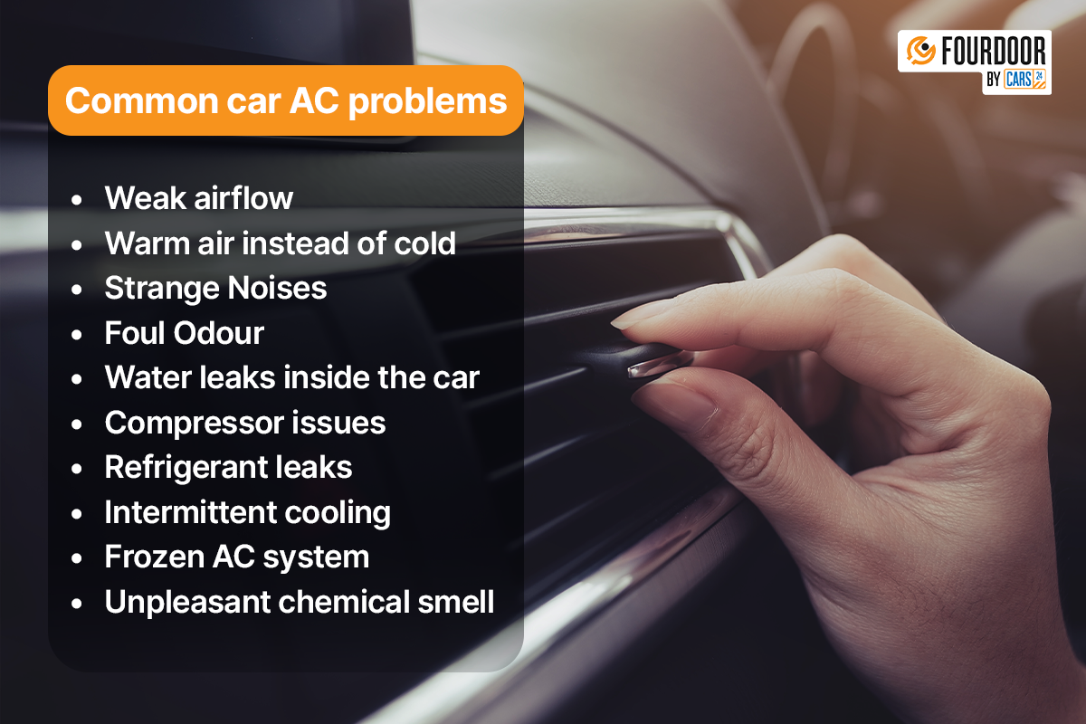 Common car AC problems