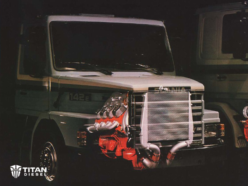 intercooler in scania truck