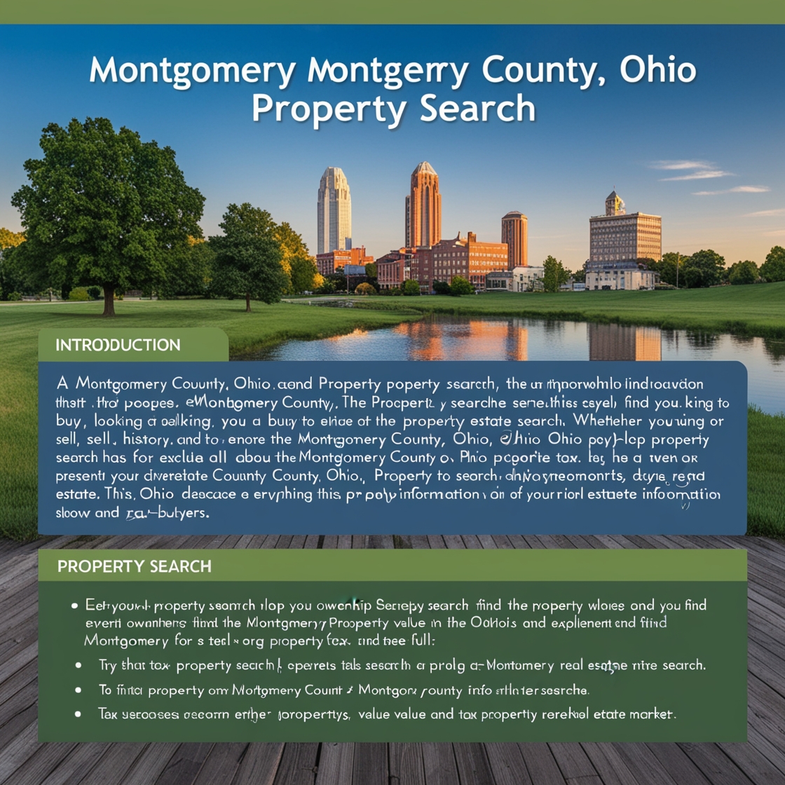 Montgomery County Ohio property search
