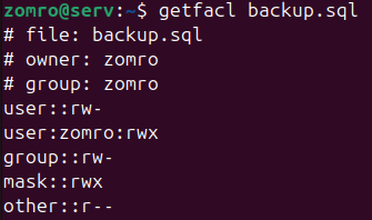 Administration of Access Rights in Linux Using ACL - 3