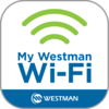 A wifi logo on a white backgroundDescription automatically generated