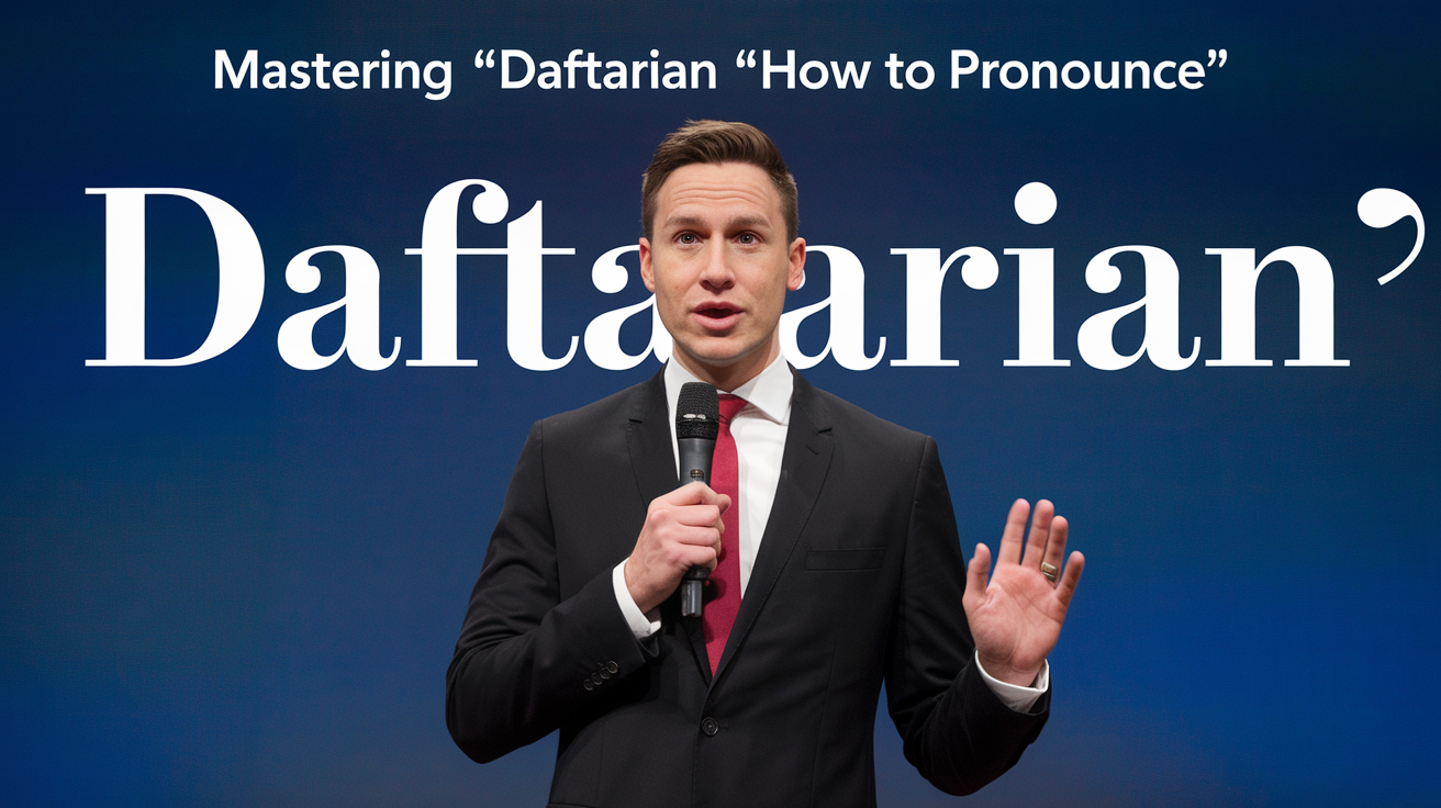 daftarian how to pronounce
