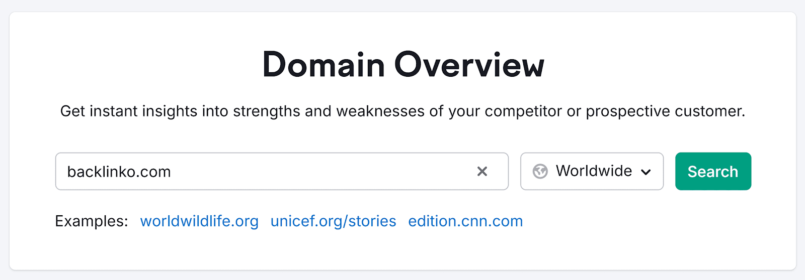 Domain Overview – Search – Backlinko