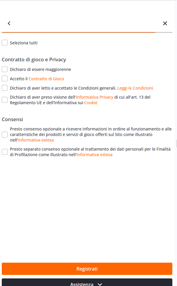 Come creare un account su Betsson