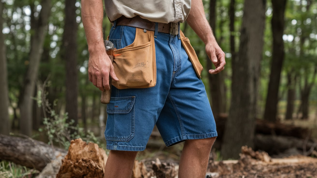 Wrangler Denim Carpenter Shorts 64WC2AI