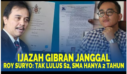 Kasus Ijazah Palsu Jokowi Seret Gibran, Roy Suryo Ungkap Kejanggalan Pendidikan yang Membelit Pemimpin Negara