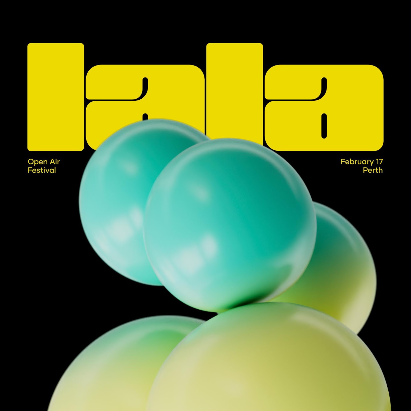 Artifact from the Bold Branding and Visual Identity for Lala Music Festival article on Abduzeedo