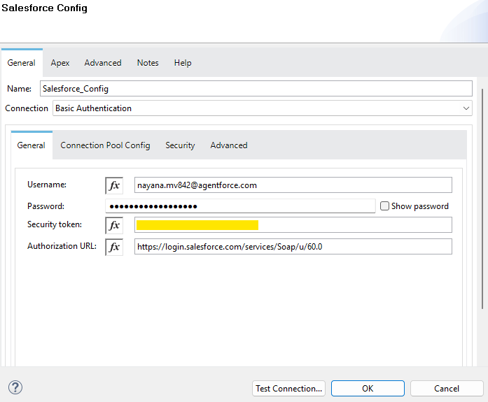 MuleSoft Connector Configuration for Salesforce