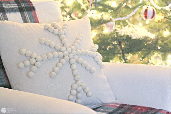 snowflake pillow