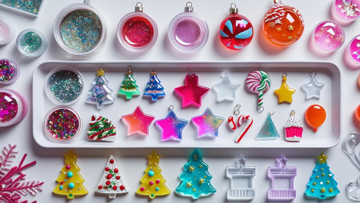 Resin Ornaments for Holidays and Birthdays