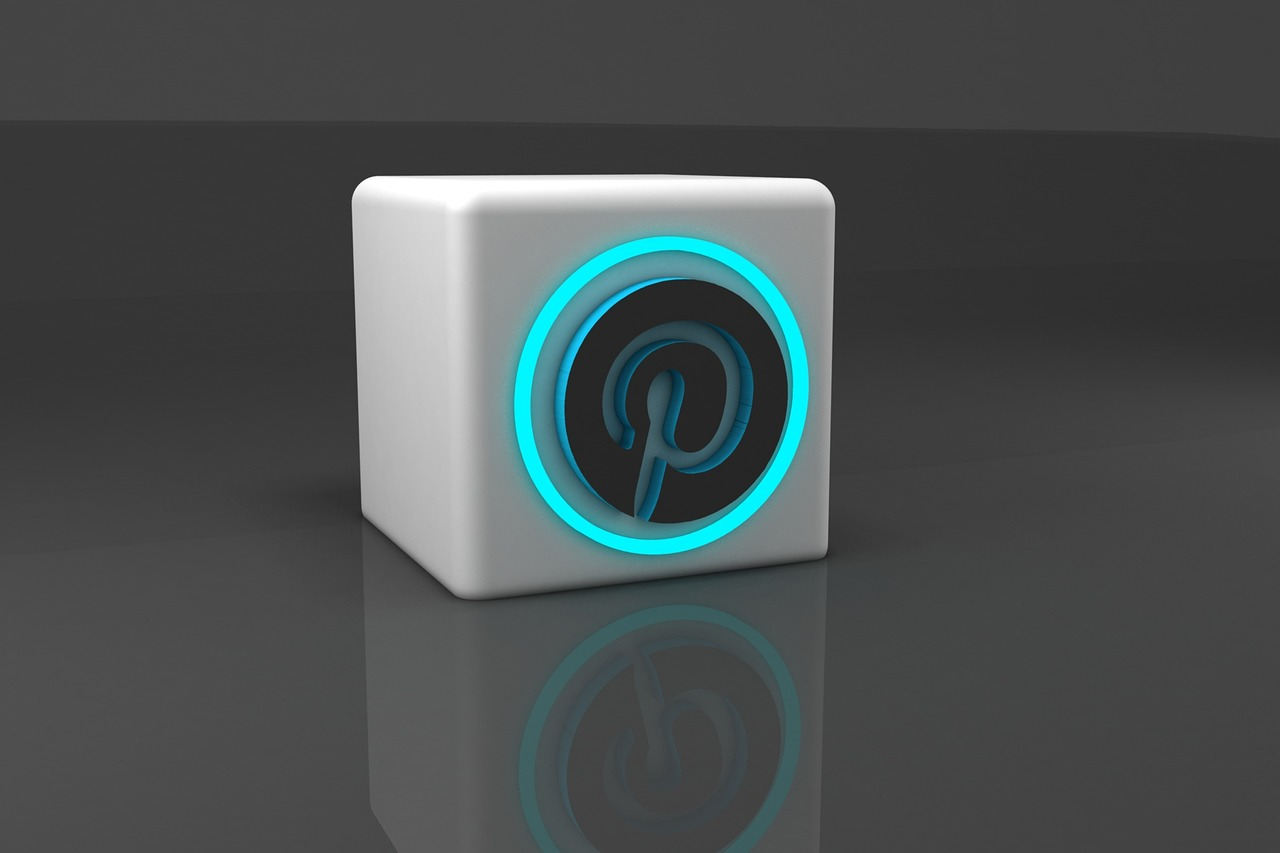 3D box featuring the Pinterest logo, symbolizing the platform’s evolving role in modern digital marketing