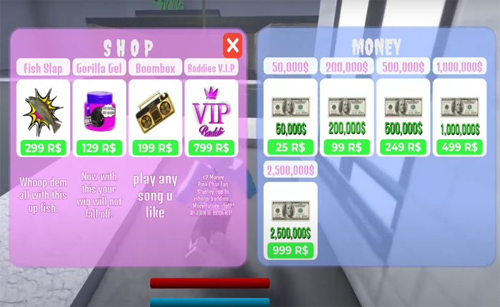 Baddies Roblox Money