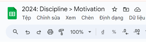 Mình hay ghi điều mình mong muốn ở tên của cái sheet kế hoạch, quản lý công việc,...để lúc nào cũng nhìn thấy, như 1 kiểu manifest cho điều mình mong muốn sẽ thành sự thật :)) 