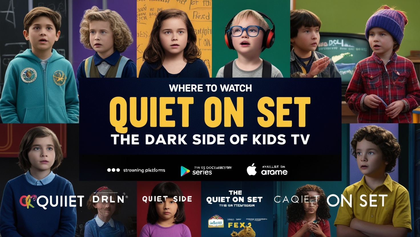 Where to Watch Quiet on Set: The Dark Side of Kids TV