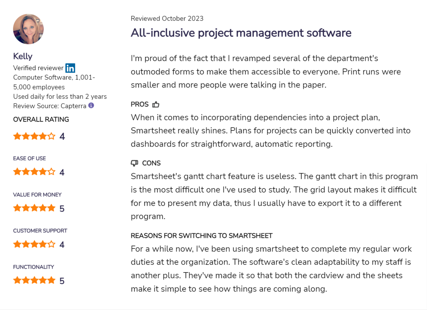 Smartsheet Review