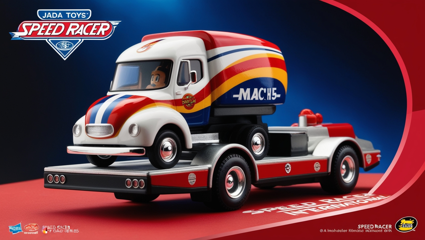 Jada Toys Speed Racer International Flatbed with Mach 5