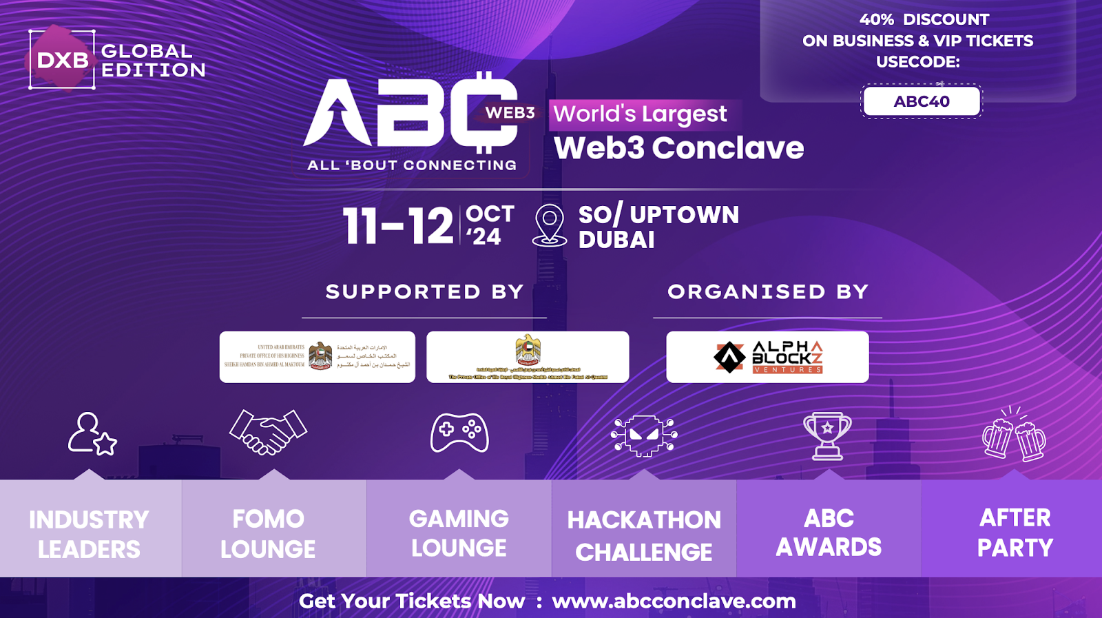 Asia’s premier Web3 festival ABC Conclave 2024 gets underway in Dubai from October 11-12 - 1