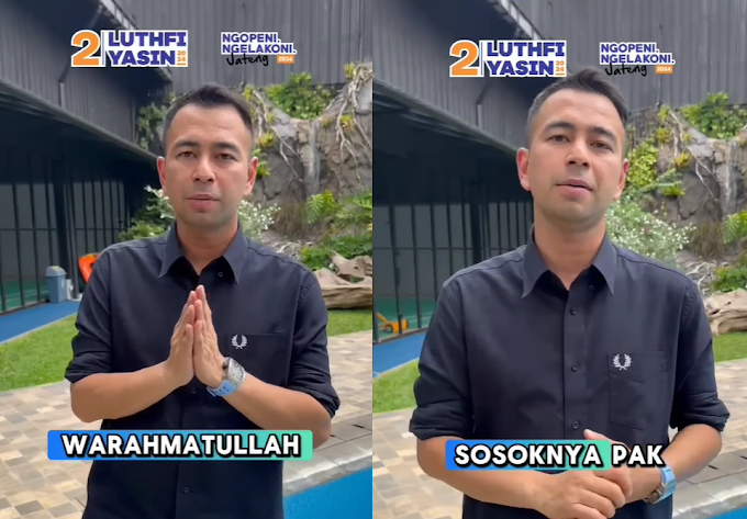 Raffi Ahmad Dikecam Diduga Sebagai Makelar Jabatan Usai Dukung Ahmad Luthfi di Pilkada Jateng 2024 "Negara para buzzer's, menyedihkan,"