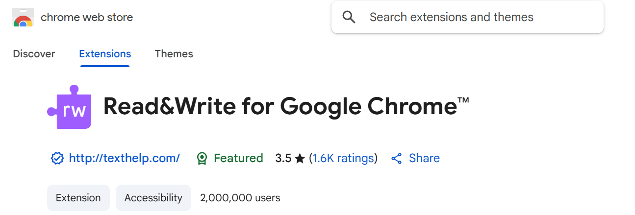 Read&Write Average Rating