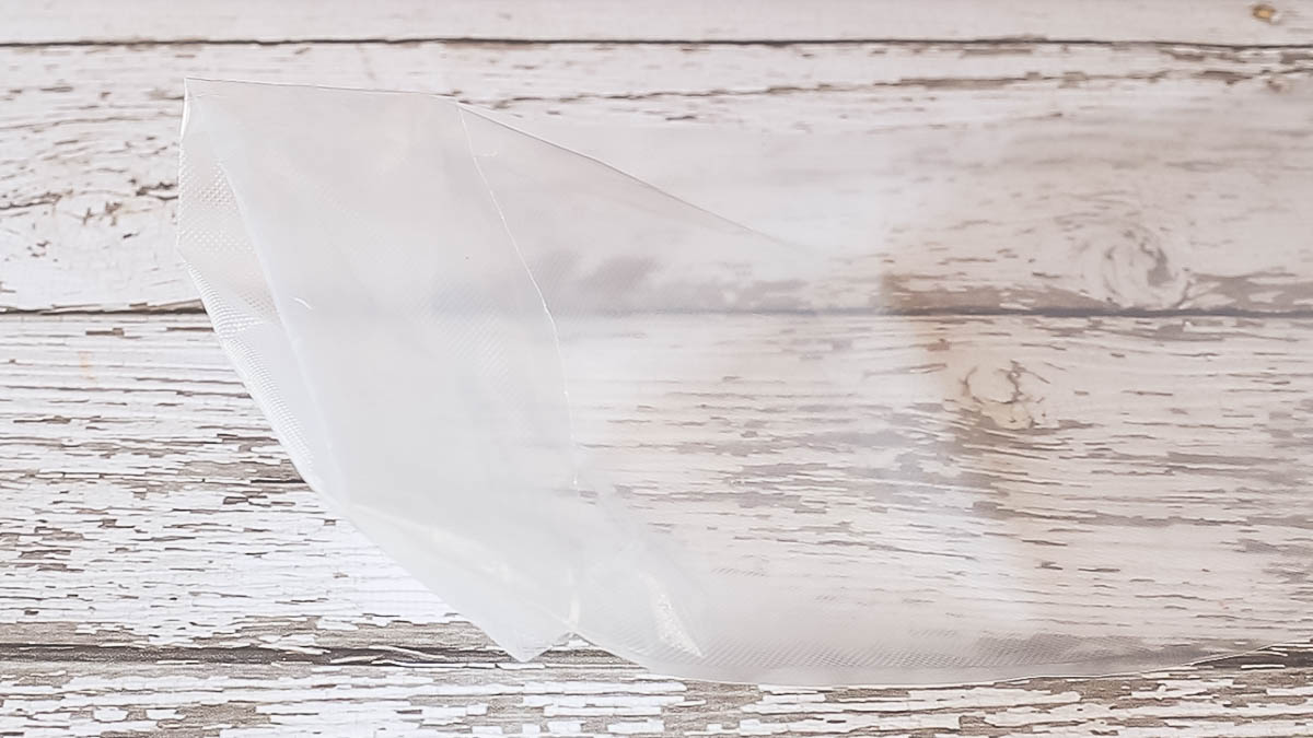 Vacuum sealer bag for pork ribs