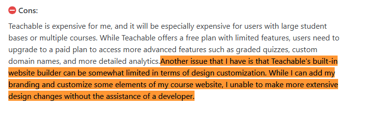 Teachable Users Testimonials