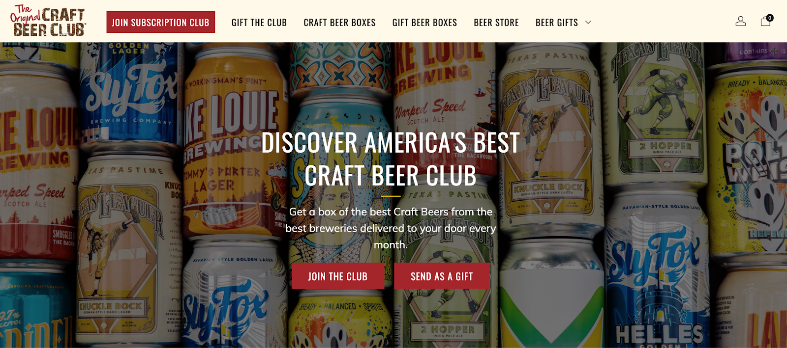 The Original Craft Beer website