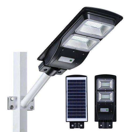 solar panels street light image