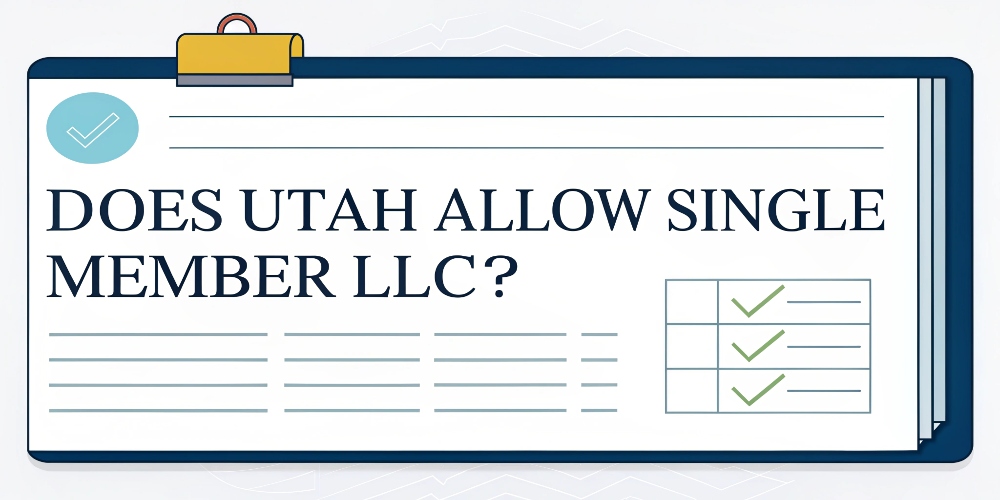 Does Utah Allow Single Member LLC?