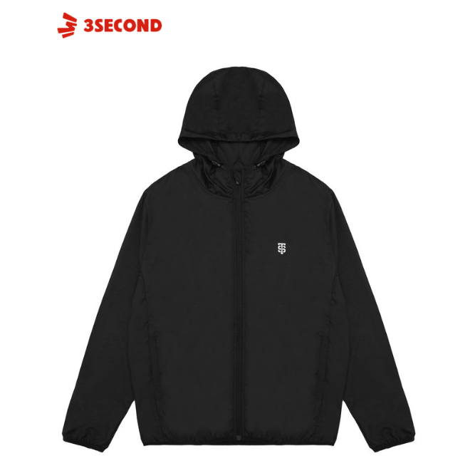 3Second Men's Jacket Zipper Hoodie