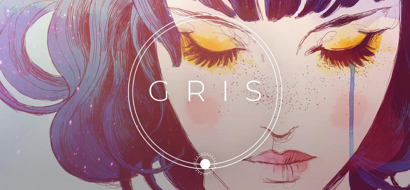 The Official Picture of Gris featuring its main character, One of video games to play on Chromebook