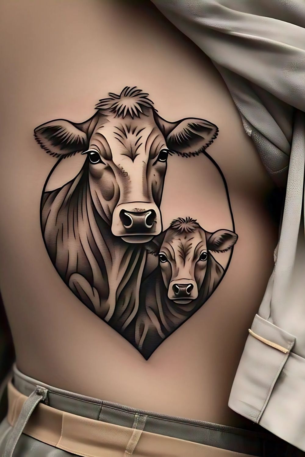 Cow and Calf