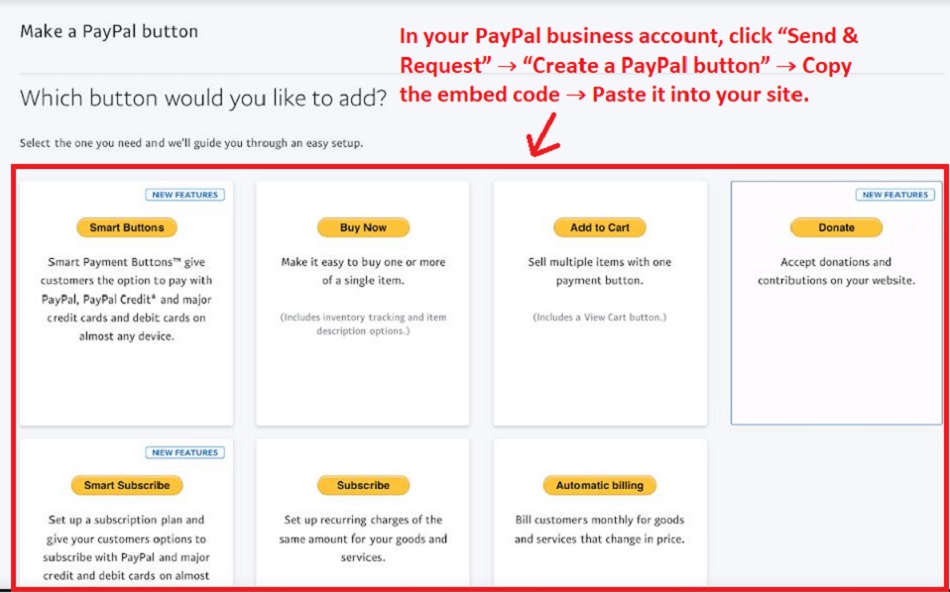 How to Add a Payment Button Using PayPal