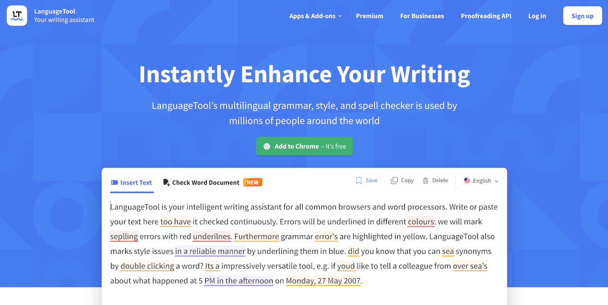 LanguageTool vs Grammarly