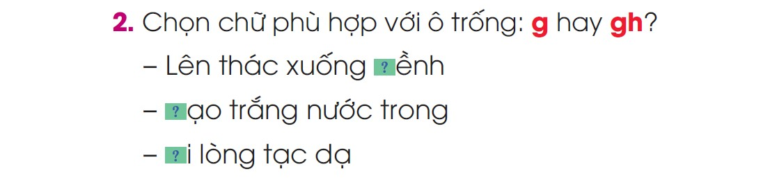 BÀI 11: HỌC CHĂM, HỌC GIỎIChia sẻCâu 1: Nói 2-3 câu về hoạt động của các bạn trong tranh.Giải nhanh:Tranh 1: Viết bài.Tranh 2: Vẽ tranhCâu 2: Em thích ý tưởng sách tạo nào dưới đây của các bạn học sinh? Vì sao?Giải nhanh:Em thích ý tưởng sách tạo Phi thuyền phá tan bão. Vì nếu có phi thuyền sẽ có thể làm tan bão giúp con người không phải chịu thiên tai.BÀI ĐỌC 1: CÓ CHUYỆN NÀYĐọc hiểu Câu 1: Em hiểu chữ nằm trong lọ mực là gì? Chọn ý đúng.a) Lọ mực đã có sẵn các chữ cái.b) Lọ mực đã có sẵn các bài thơ, bài toán…c) Lọ mực sẽ giúp em viết chữ, làm thơ, làm toán.Trả lời:- Em hiểu chữ nằm trong lọ mực là: c) Lọ mực sẽ giúp em viết chữ, làm thơ, làm toán.Câu 2: Khổ thơ 1 còn nói đến sự vật nào khác? Chúng nằm ở đâu?Trả lời:- Khổ thơ 1 còn nói đến:Lửa nằm trong bao diêm.Cái mầm nằm trong hạt.Cái hoa nằm trong cây.Dòng điện nằm trong dây.Câu 3: Khổ thơ 2 nhắc đến  những phép biến diệu kì