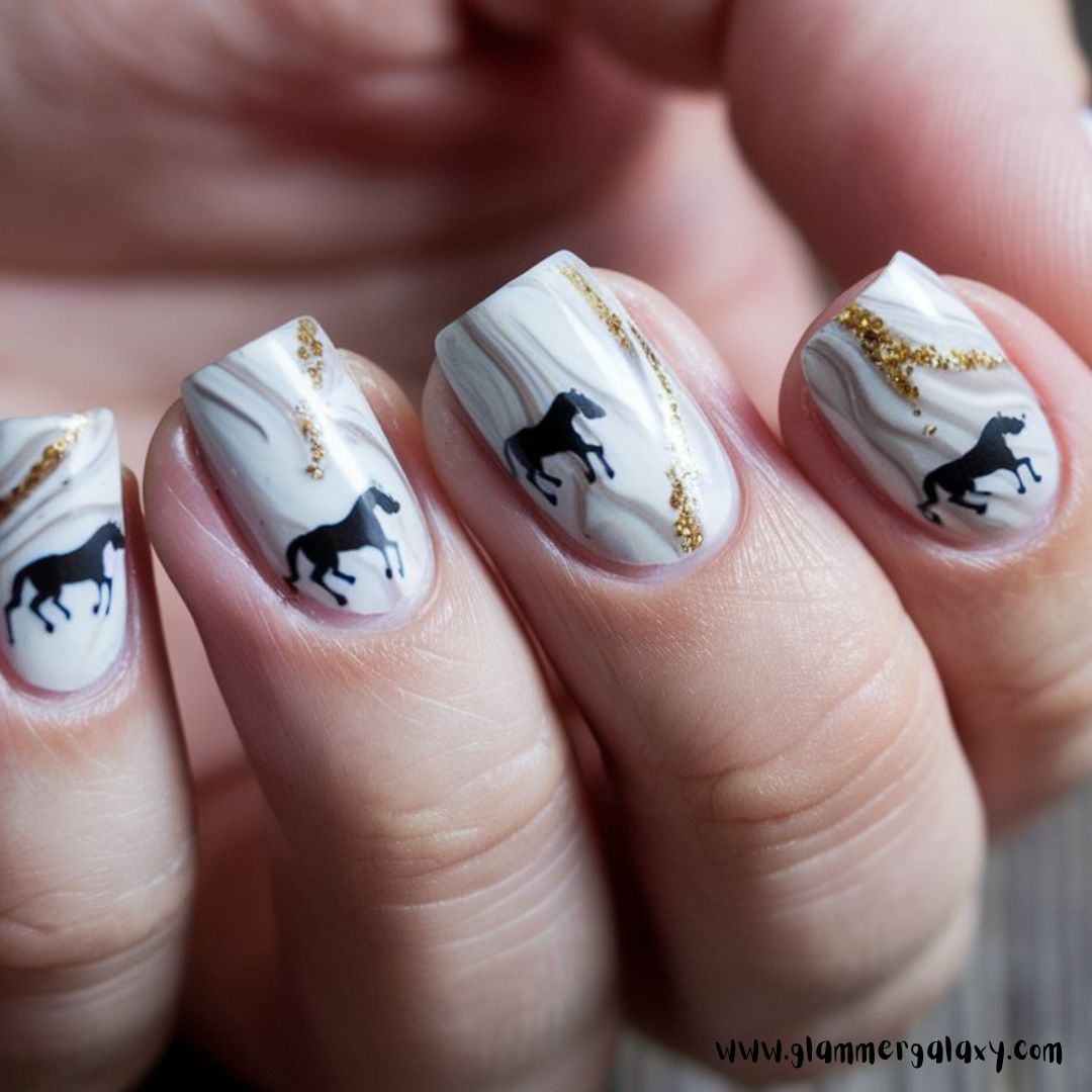 Horse & Marble Nail Fusion