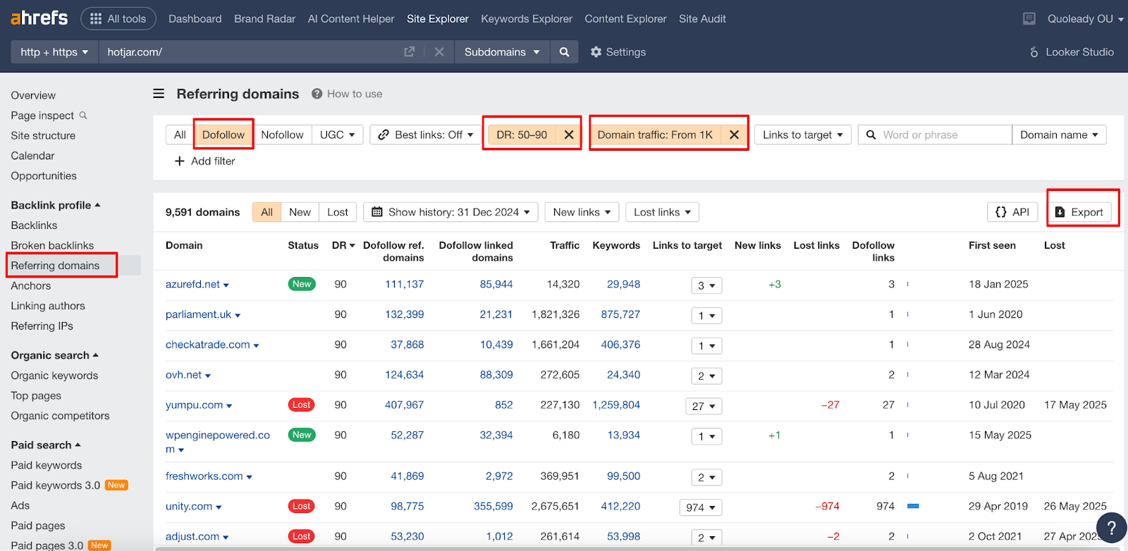 competitor research for SaaS clients