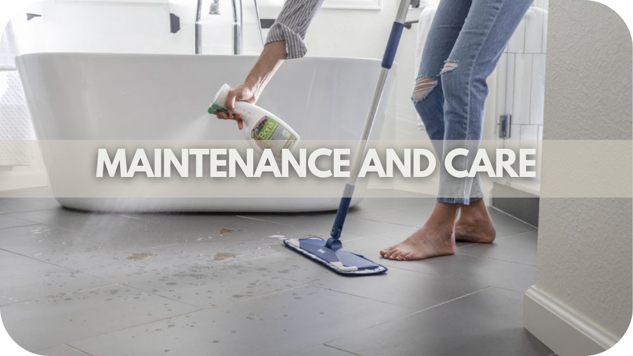 Maintenance and Care for Porcelain Tiles with Underfloor Heating