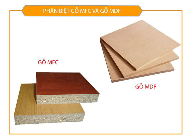 Sự khác biệt giữa gỗ MFC và MDF 1