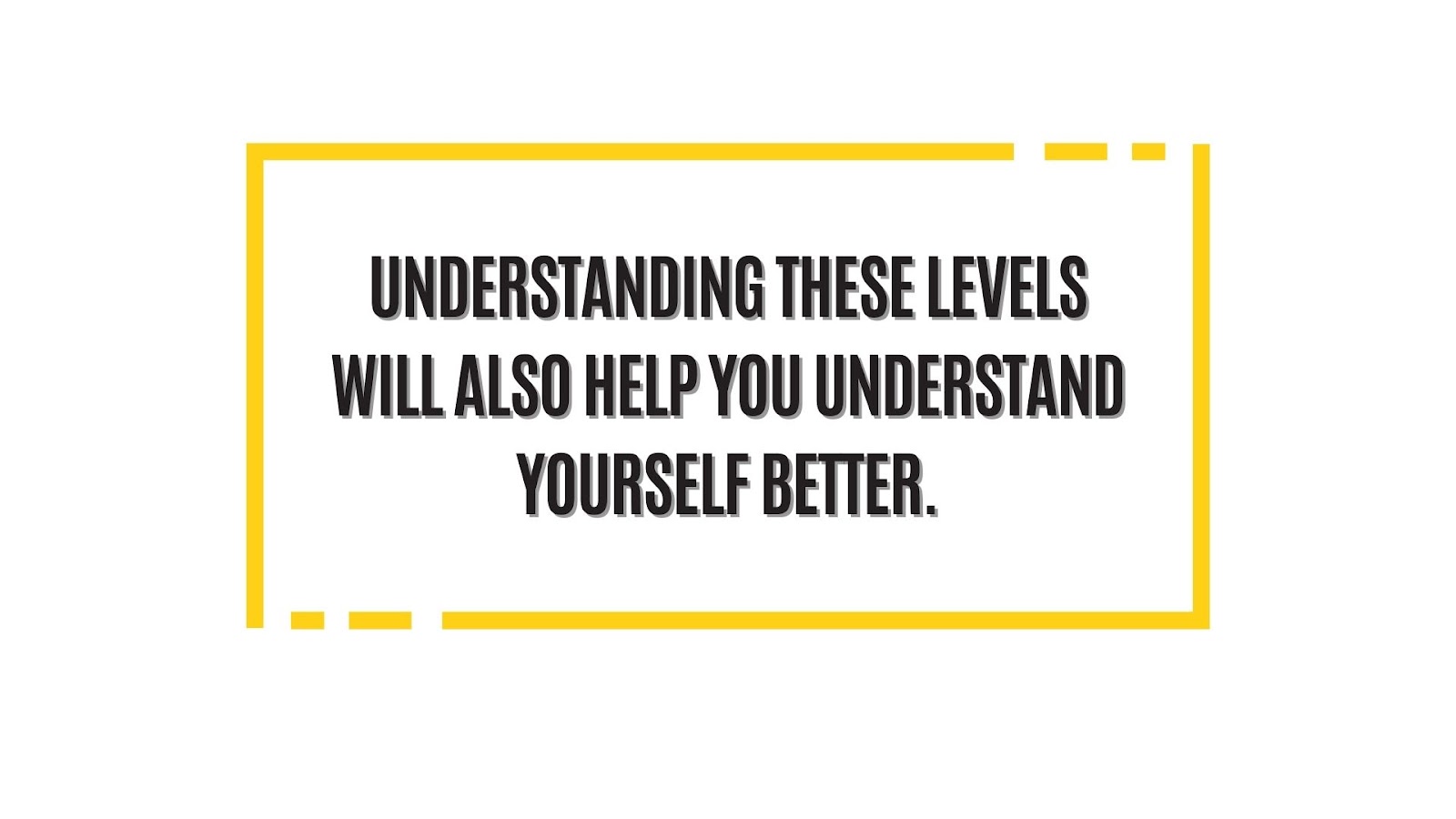 Dealing with people in crisis: understanding these levels will also help you understand yourself better