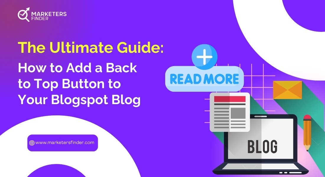 how to add back to top button to blogspot blog