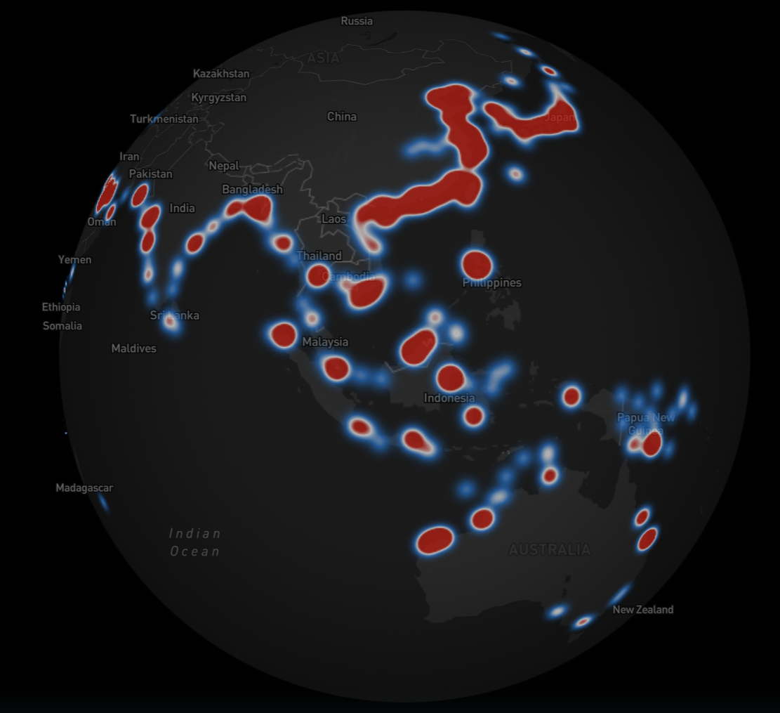 Image showing Interactive Heat Map of LNG Expansion