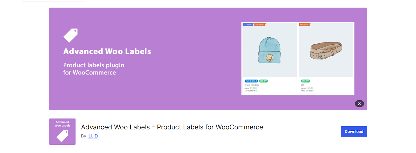 Plugin to create different labels for WooCommerce stores